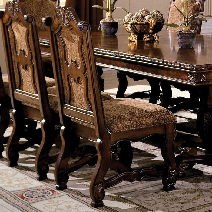 Crown Mark Neo Renaissance Dining Side Chair in Warm Brown (Set of 2) 2401S - Tony’s Furniture Store & Linen (GA) - Multi Location