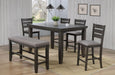 Crown Mark Bardstown Counter Height Chair (Set of 2) in Gray 2752GY-S-24 - Tony’s Furniture Store & Linen (GA) - Multi Location