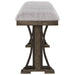 Crown Mark Quincy Counter Height Bench in Light Brown 2831-BENCH - Tony’s Furniture Store & Linen (GA) - Multi Location
